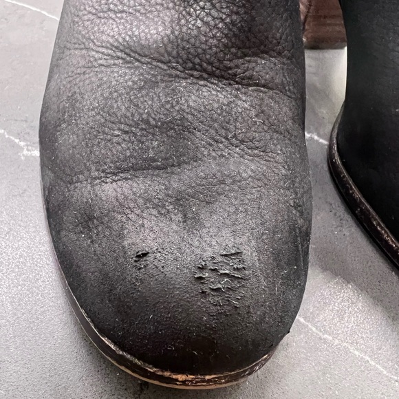 Cole Haan Black Suede 3” Booties. Size 9 ½ - Picture 4 of 6